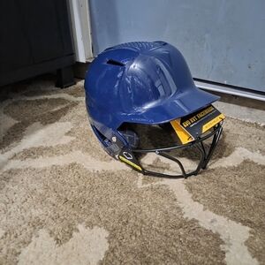 EvoShield XVT Batting Helmet with Softball Facemask -  Glossy Finish S/M